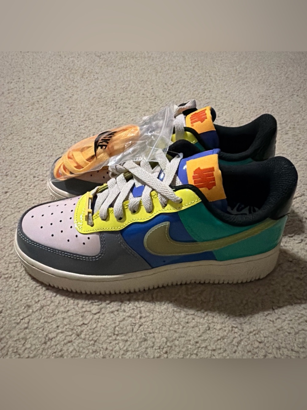 Nike Men’s 5 Women’s 6.5 Air Force 1 Low SP Undefeated Shoes Sneakers DV5255-001